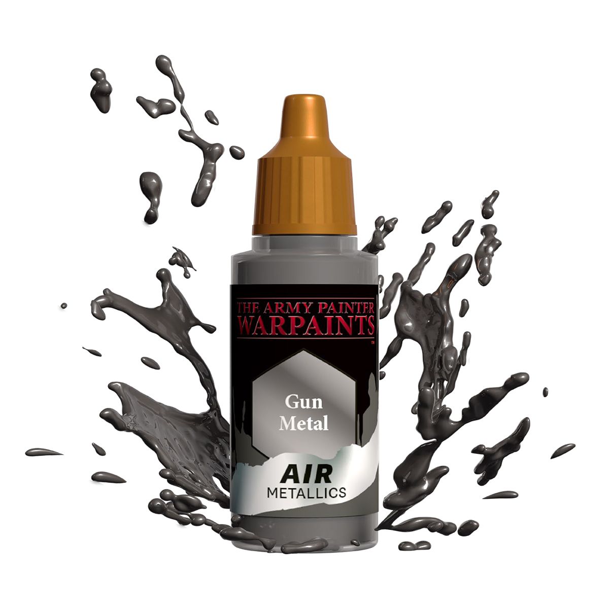 The Army Painter Warpaints Air Metallics: Gun Metal 18 ml – paint bottle