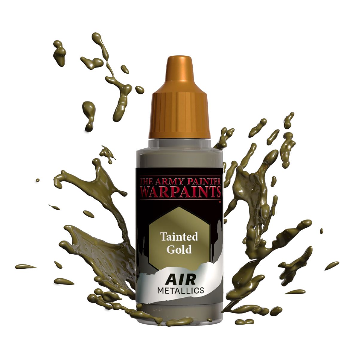 The Army Painter Warpaints Air Metallics: Tainted Gold 18 ml – paint bottle