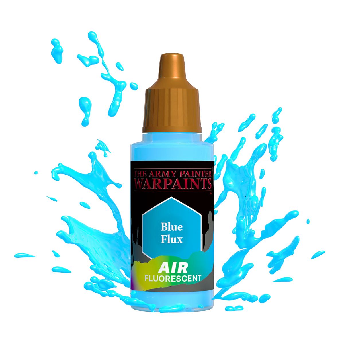 The Army Painter Warpaints Air Fluorescent: Blue Flux 18 ml – paint bottle