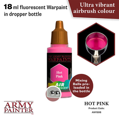 The Army Painter Warpaints Air Fluorescent: Hot Pink 18 ml – colour and application example