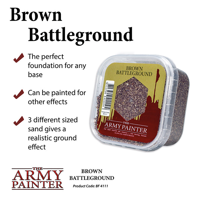 The Army Painter Battlefield Basing: Brown Battleground – product and packaging