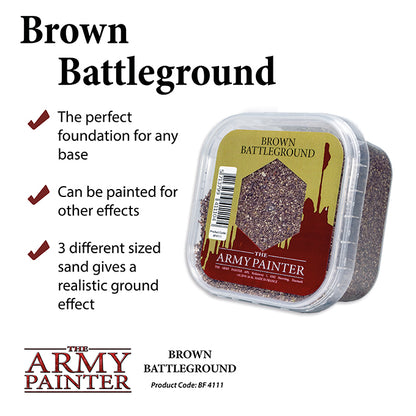 The Army Painter Battlefield Basing: Brown Battleground – product and packaging