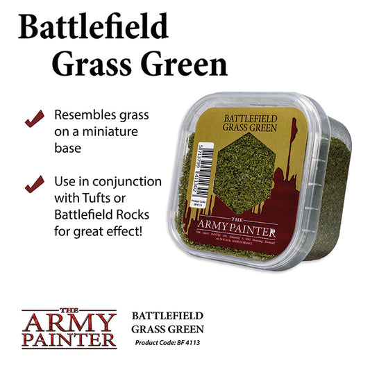 The Army Painter Battlefield Basing: Grass Green – product and packaging