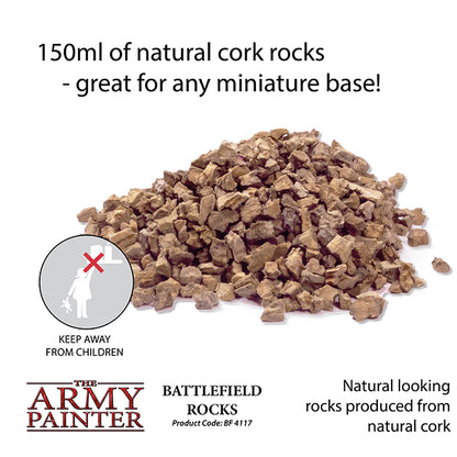 The Army Painter Battlefield Basing: Battlefield Rocks – dimensions, features and use information