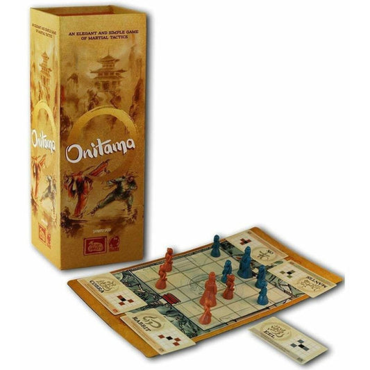 Onitama – Onitama game box and board with pieces