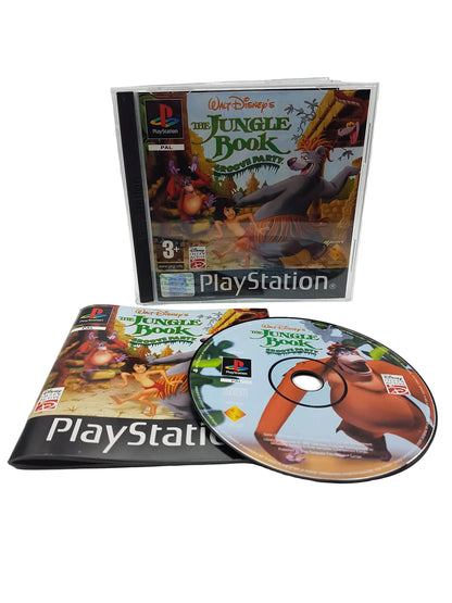 PlayStation game case and disc titled 'The Jungle Book' on a white background