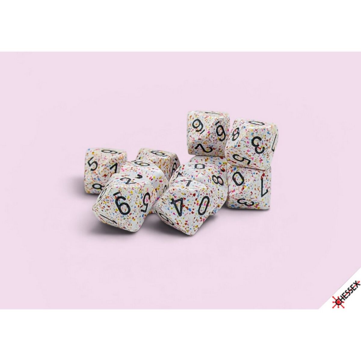 Chessex Speckled Birthday D10 Dice (10)