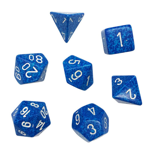 Chessex Speckled Water 7-Piece RPG Dice Set
