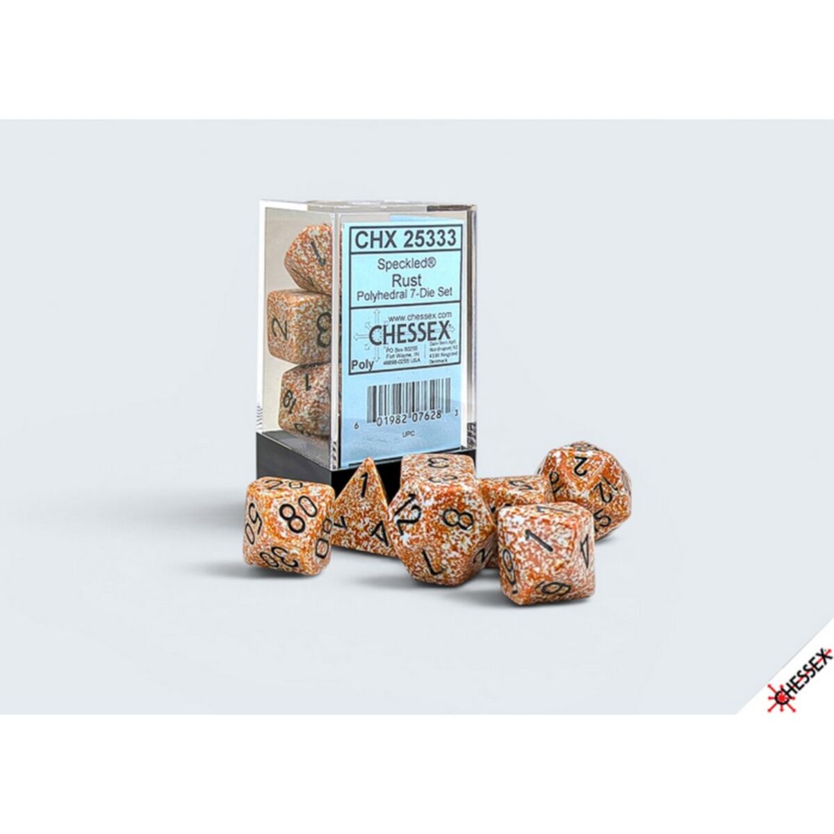 Chessex Speckled Rust 7-Piece RPG Dice Set