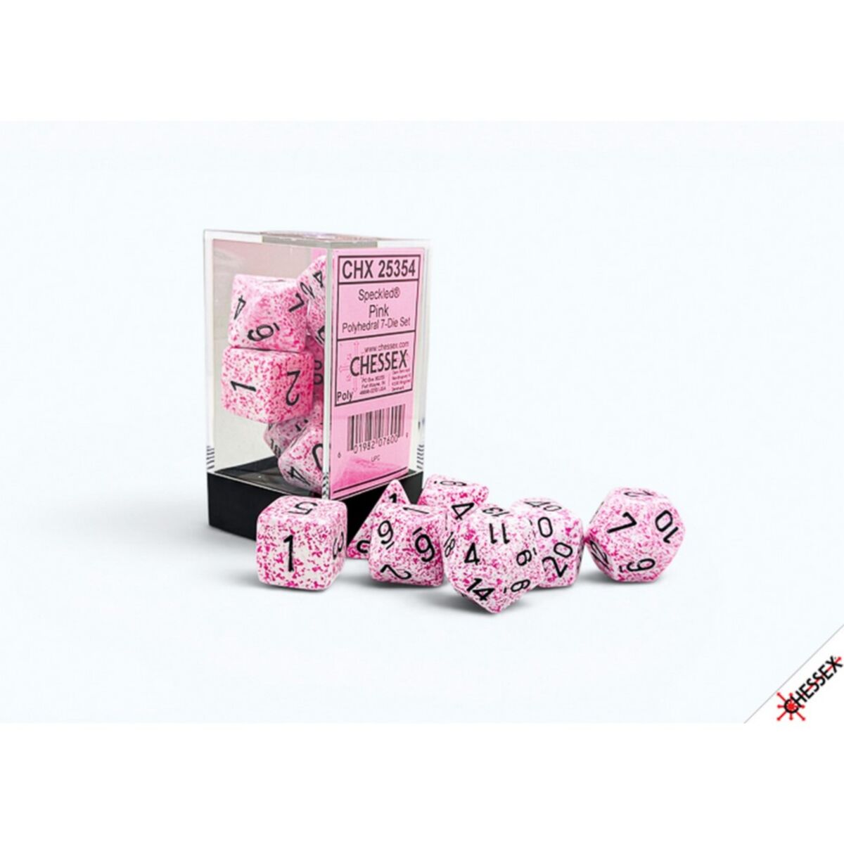 Chessex Speckled Pink 7-Piece RPG Dice Set