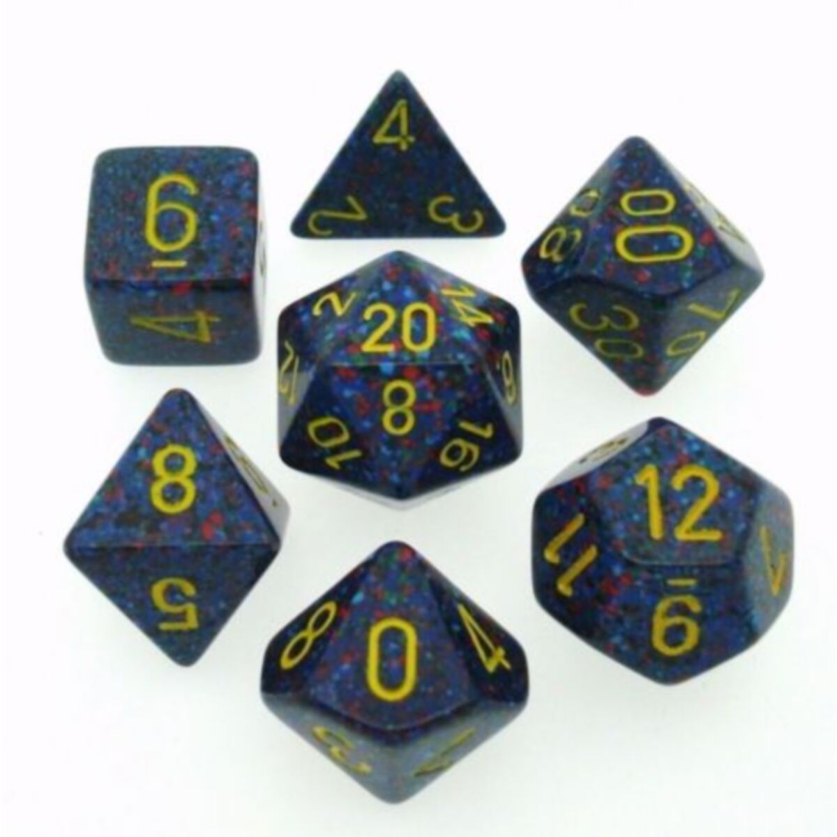 Chessex Speckled Twilight 7-Piece RPG Dice Set
