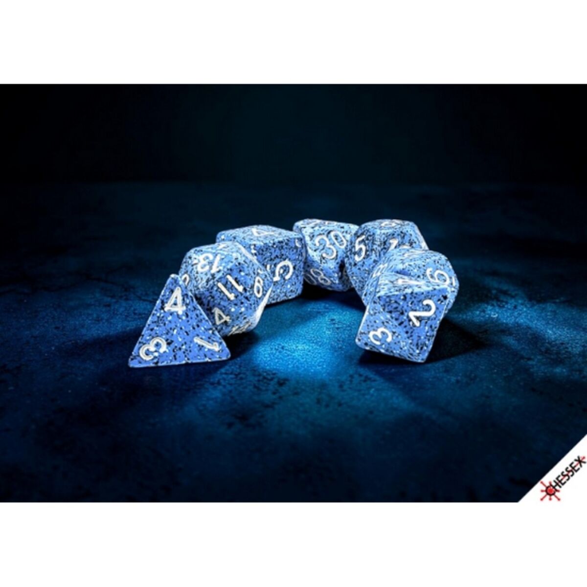 Chessex Speckled Ocean Stone 7-Piece RPG Dice Set