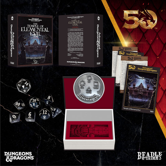 Beadle & Grimm's Classic Module Collection The Temple of Elemental Evil Dice & Accessories Set D&D