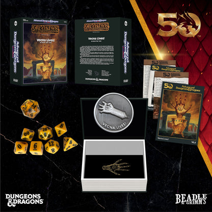Beadle & Grimm's Classic Module Collection Vecna Lives Dice & Accessories Set D&D 50th