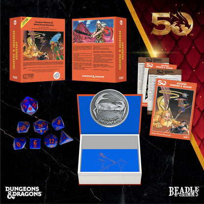Beadle & Grimm's Classic Module Collection White Plume Mountain Dice & Accessories Set D&D 50th