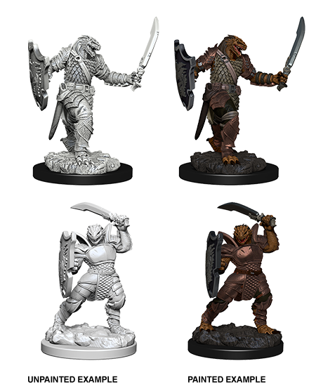D&D Nolzurs Marvelous Unpainted Miniatures Dragonborn Female Paladin
