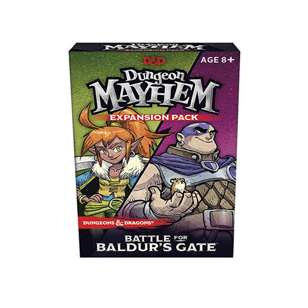 Dungeon Mayhem: Battle for Baldur's Gate Expansion – front cover artwork
