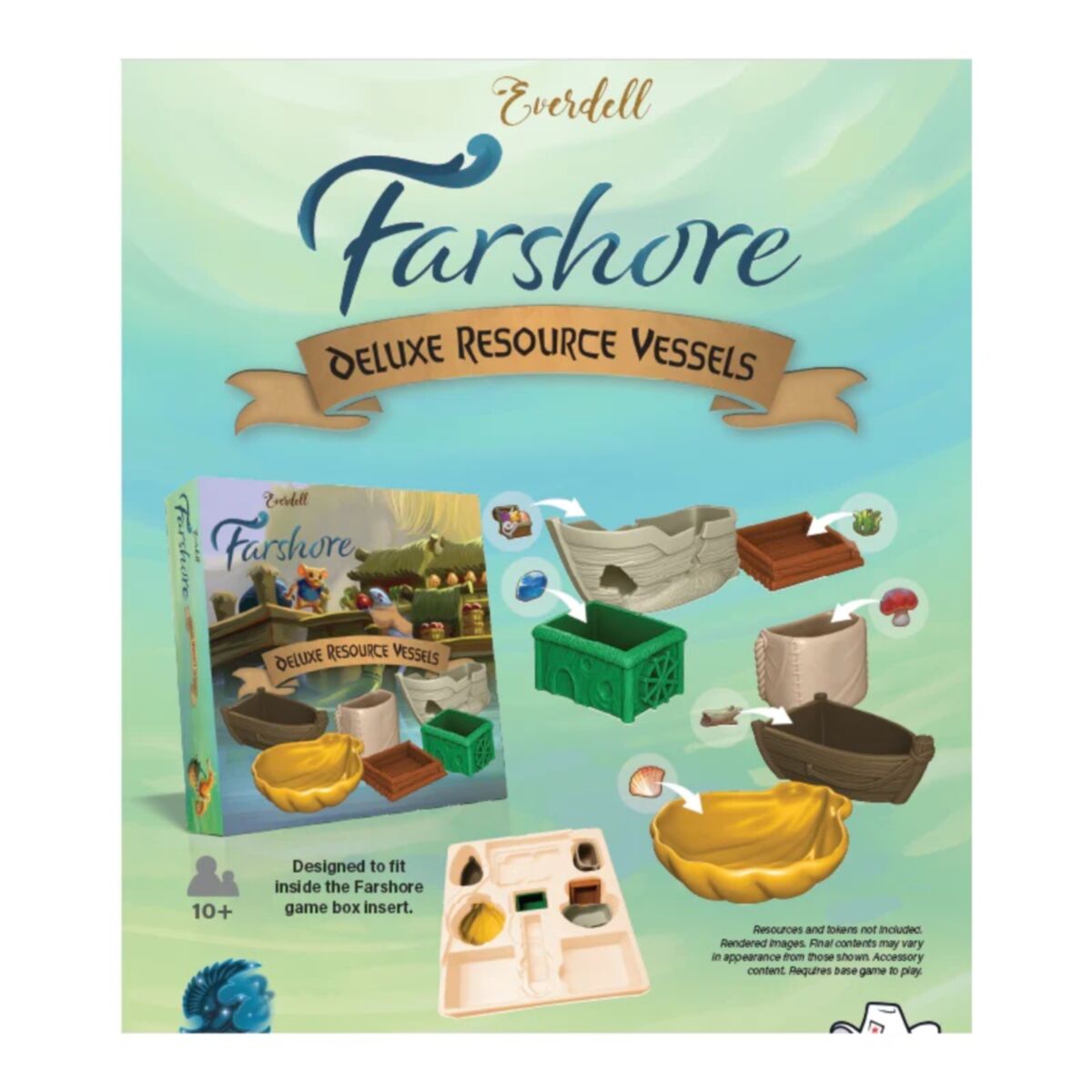 Everdell Farshore Deluxe Resource Vessels