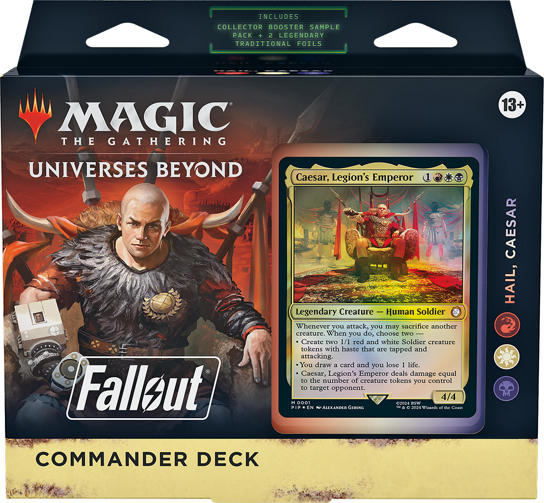 Magic The Gathering Fallout Hail Caesar Commander deck official packaging