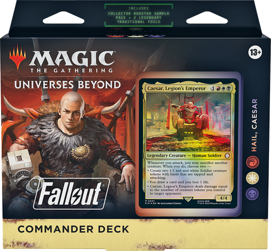 Magic The Gathering Fallout Hail Caesar Commander deck official packaging