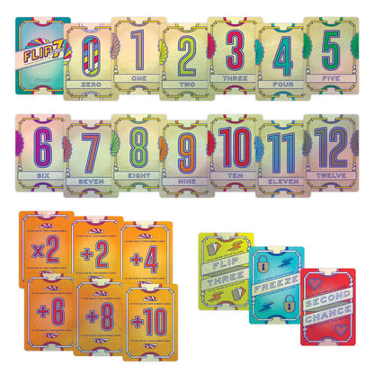 Flip 7 Deluxe cards