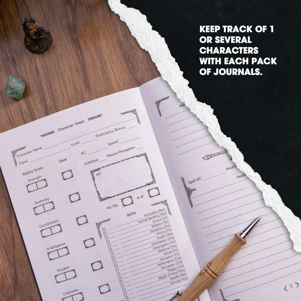 1985 Games Hero's Journals: Black