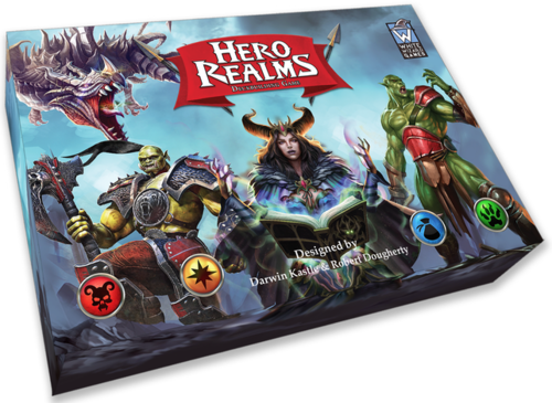 Hero Realms Deckbuilding Game – front cover artwork