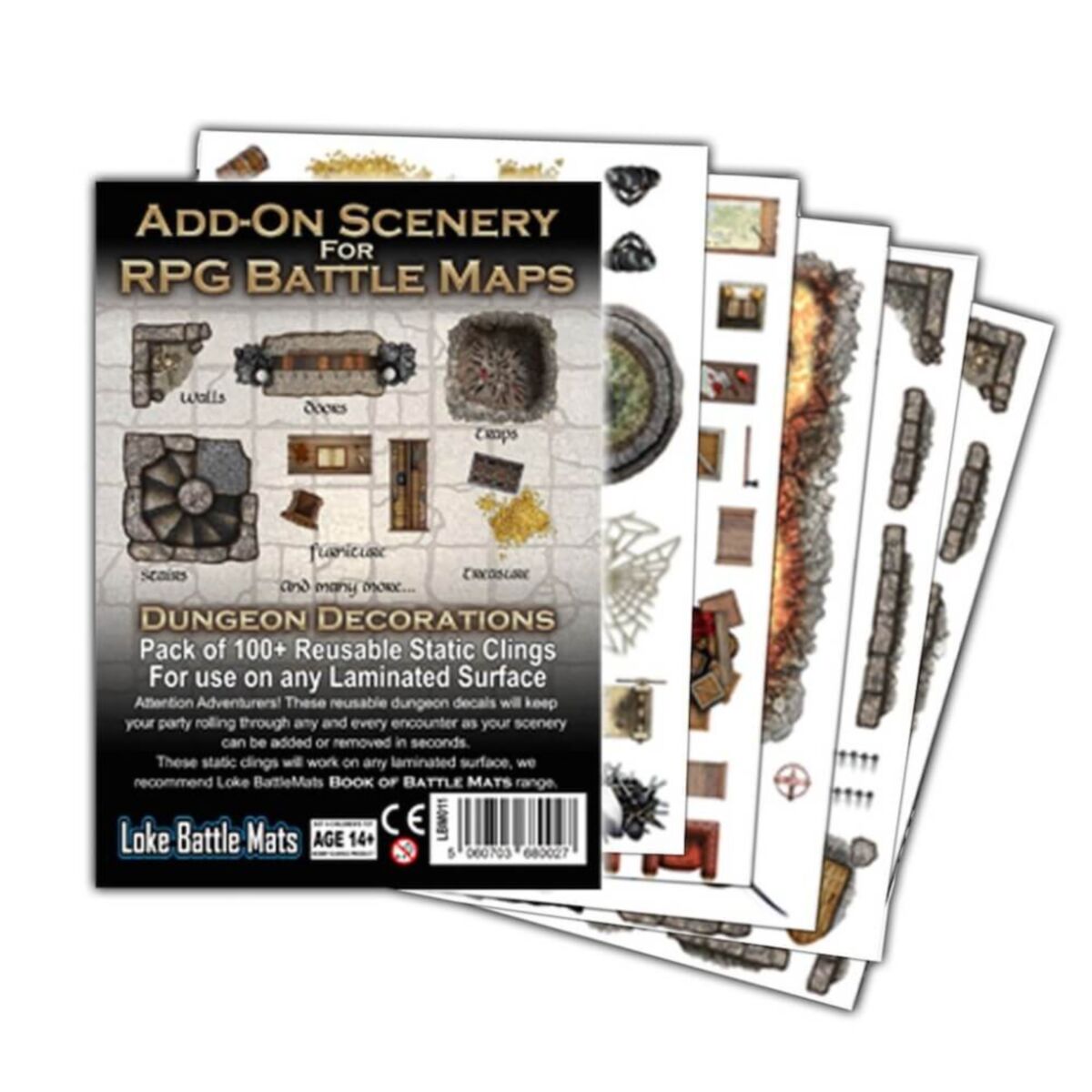 Loke Dungeon Decorations Reusable Map Scenery