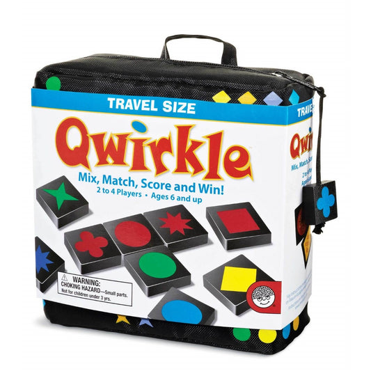 Qwirkle – Travel Edition – Qwirkle Travel zippered pouch and wooden tiles