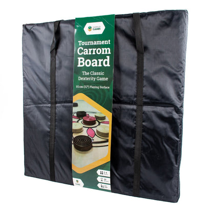 LPG Classics Tournament Carrom Board – 81 cm – carrom board carrying bag
