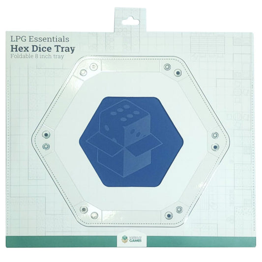 LPG Essentials Hex Dice Tray 6" Blue