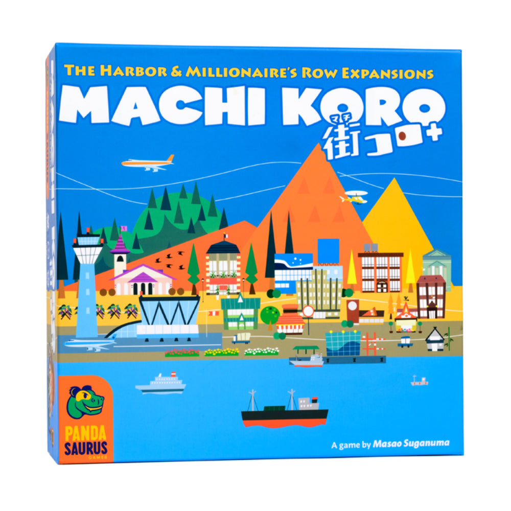 Machi Koro: Harbor & Millionaire's Row Expansions – front cover artwork