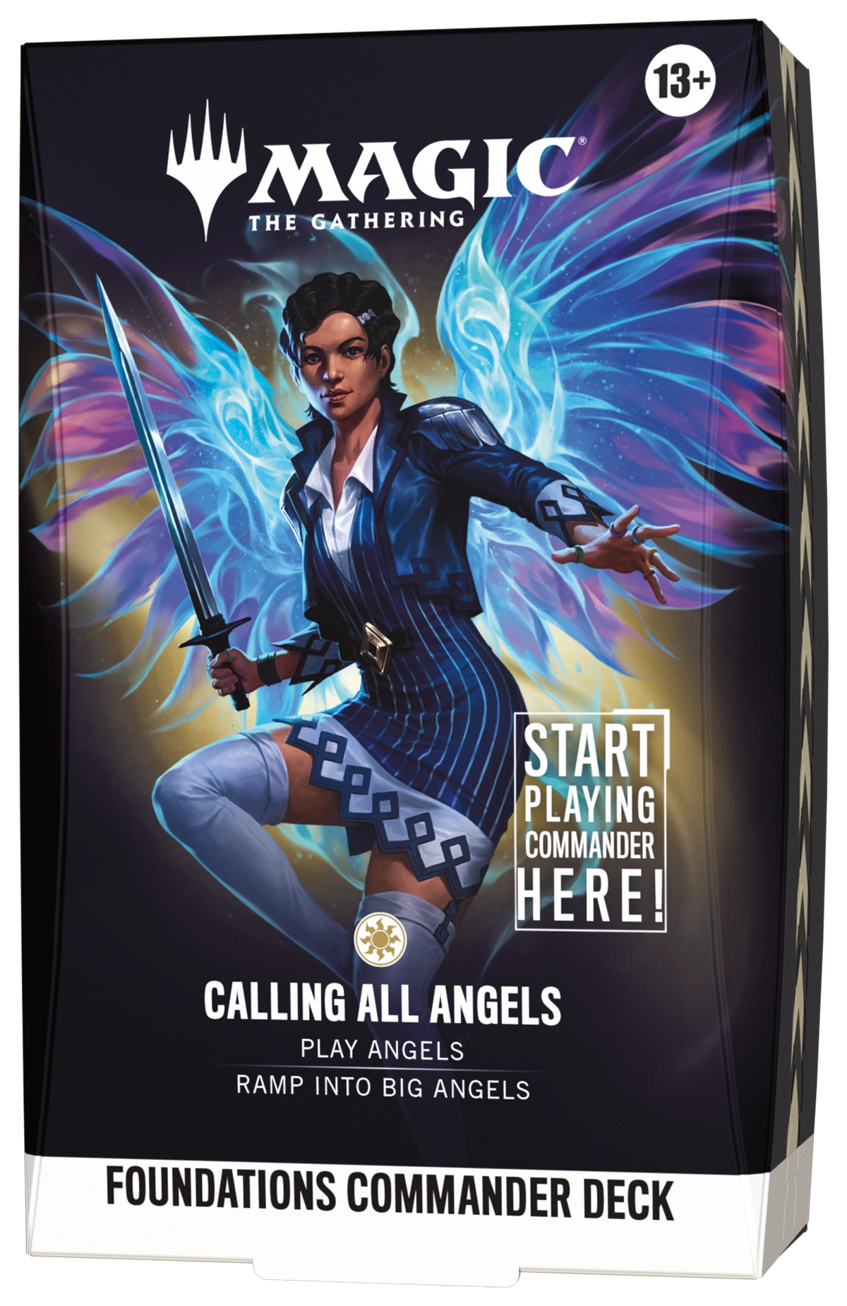 Magic: The Gathering Foundations Commander Deck — Calling All Angels box art