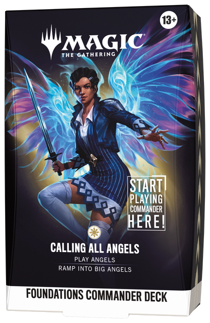 Magic: The Gathering Foundations Commander Deck — Calling All Angels box art