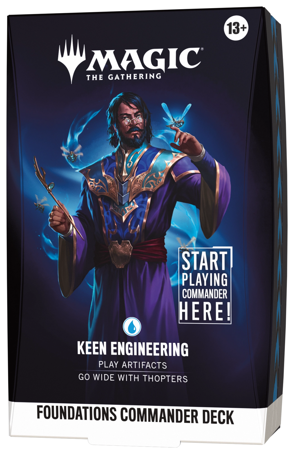 Magic: The Gathering Foundations Commander Deck — Keen Engineering box art