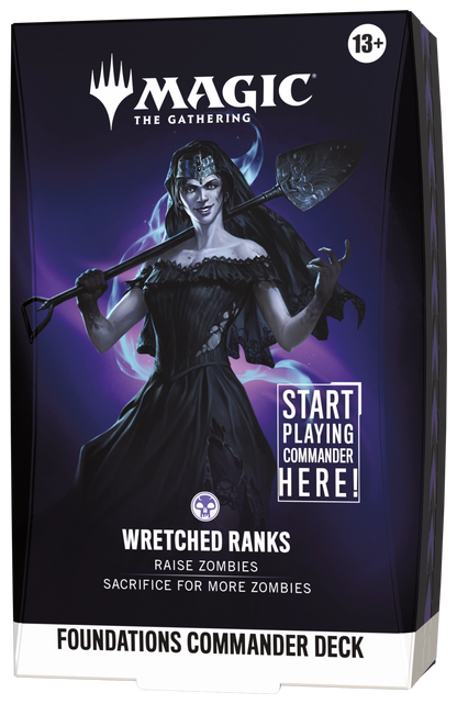 Magic: The Gathering Foundations Commander Deck — Wretched Ranks box art