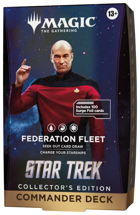 Magic: The Gathering | Star Trek Federation Fleet Collector's Edition Commander Deck official packaging