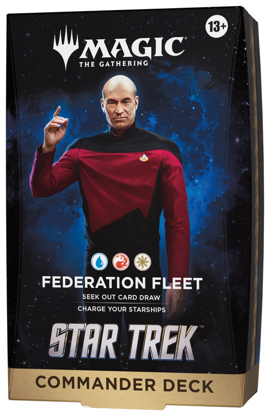 Magic: The Gathering | Star Trek Federation Fleet Commander Deck official packaging