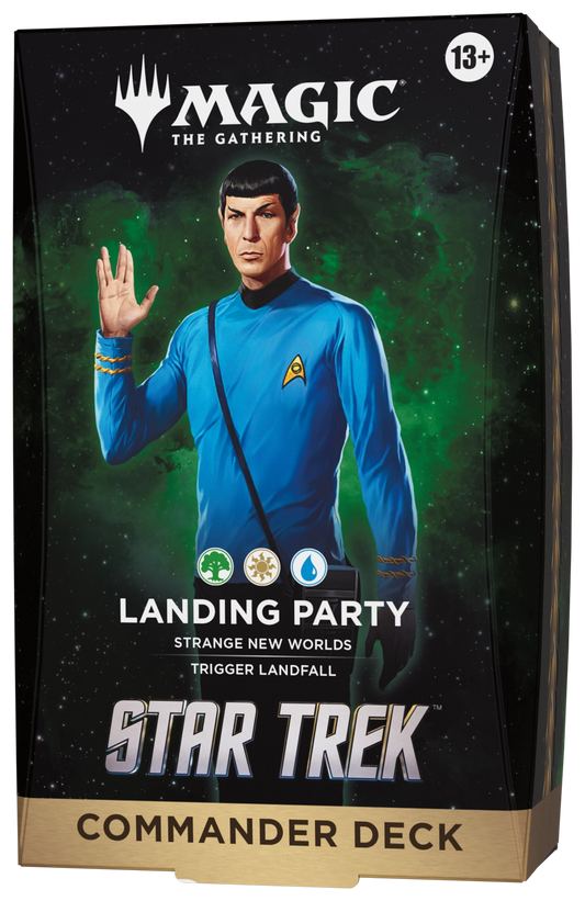 Magic: The Gathering | Star Trek Landing Party Commander Deck official packaging