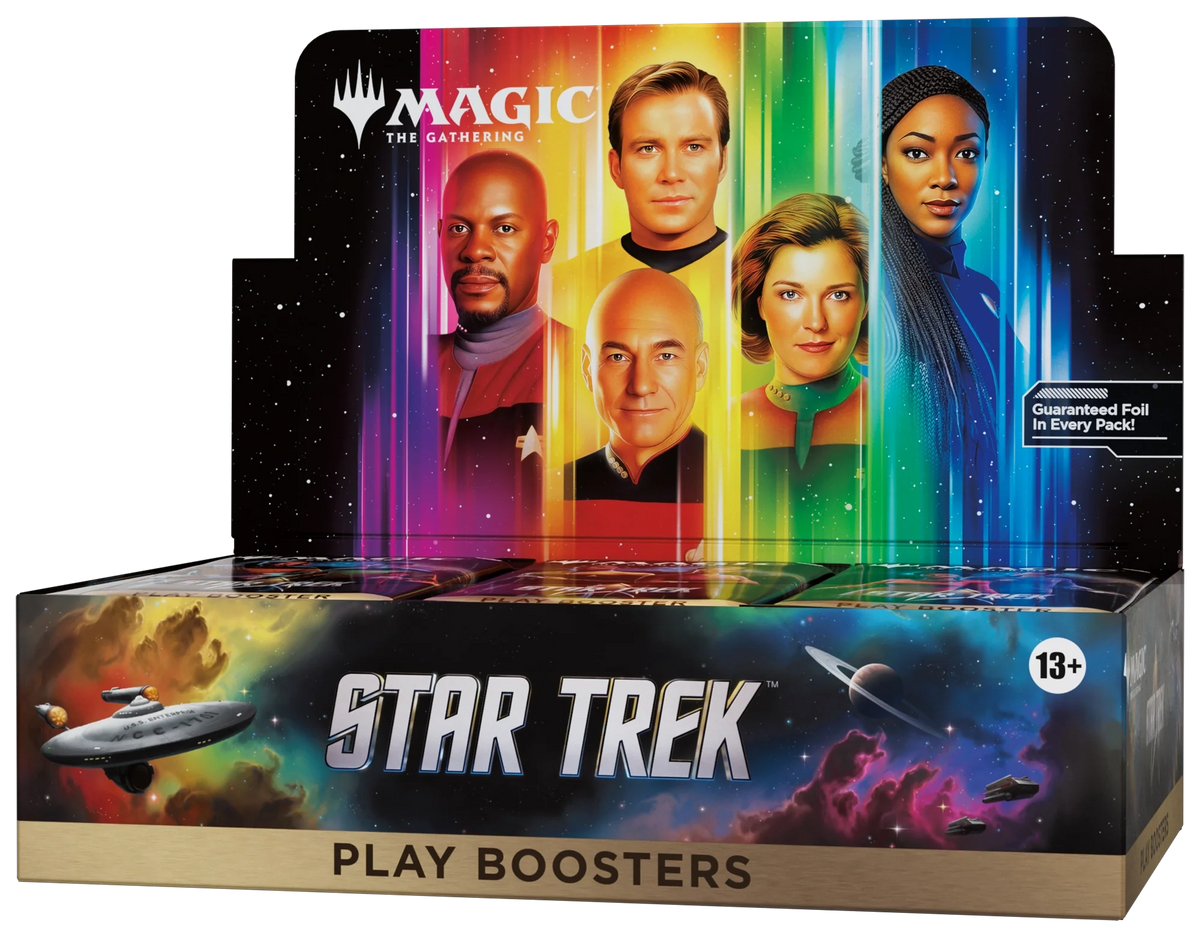 Magic: The Gathering Star Trek Play Booster Box, official packaging