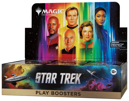 Magic: The Gathering Star Trek Play Booster Box, official packaging