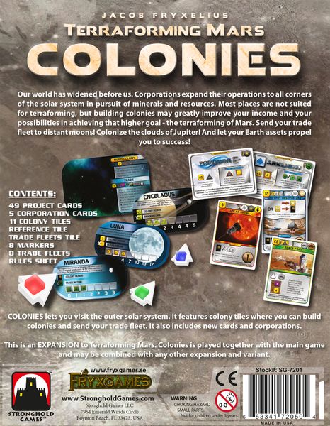 Terraforming Mars: The Colonies Expansion | Space Colonies & Trade Strategy Board Game