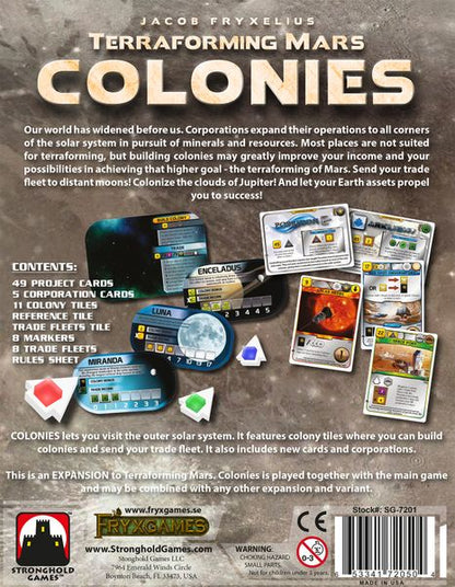 Terraforming Mars: The Colonies Expansion | Space Colonies & Trade Strategy Board Game