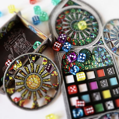 Sagrada 5-6 Player Expansion | Dice Drafting & Stained Glass Board Game Expansion | 5-6 Players
