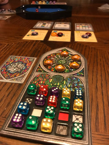 Sagrada 5-6 Player Expansion | Dice Drafting & Stained Glass Board Game Expansion | 5-6 Players
