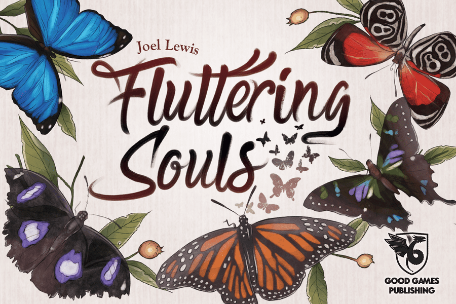 Fluttering Souls Card Game | Beautiful 2-Player Butterfly Drafting & Set Collection Game
