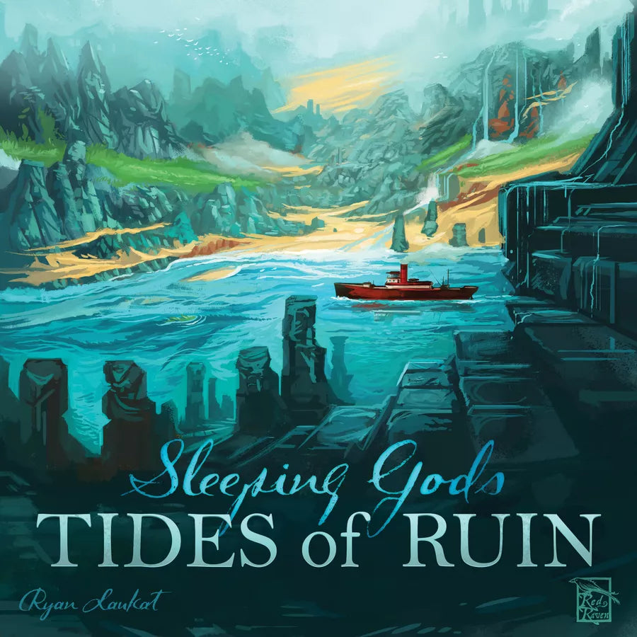 Sleeping Gods: Tides of Ruin Expansion | Cooperative Adventure Board Game for 1–4 Players