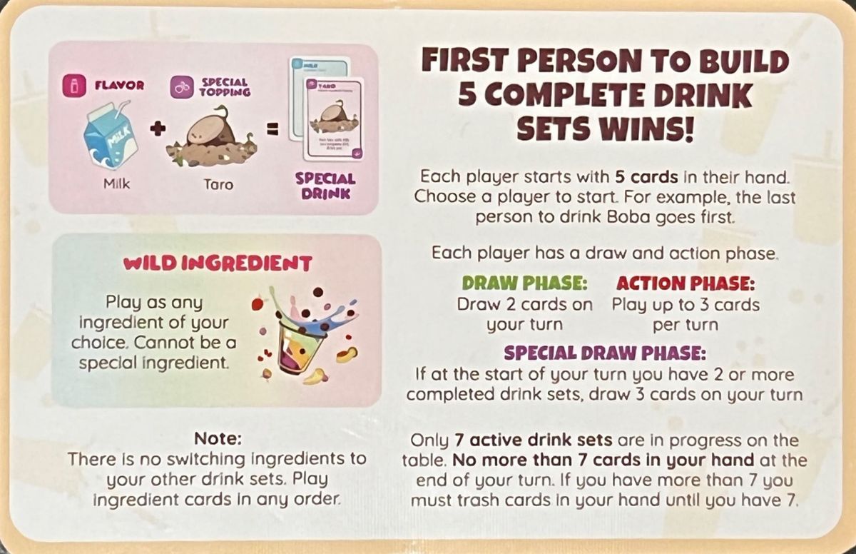 Sabobatage Boba Card Game