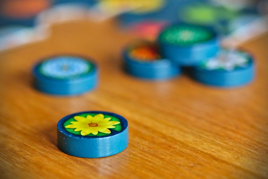 A Gentle Rain Board Game – Relaxing Solo Tile-Laying Game by Kevin Wilson