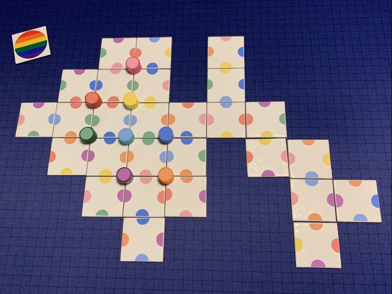 A Gentle Rain Board Game – Relaxing Solo Tile-Laying Game by Kevin Wilson